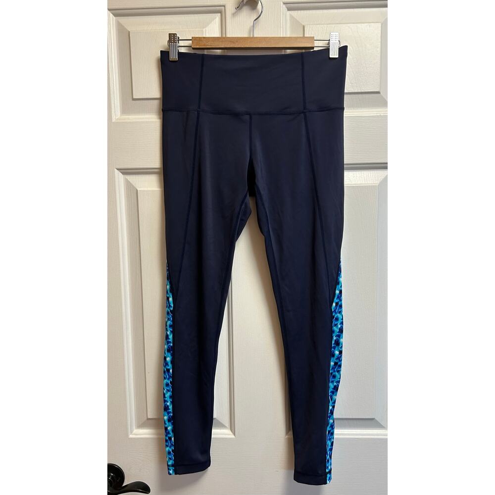 Athleta Tie Dye Pattern Swim Tights Leggings, Size M